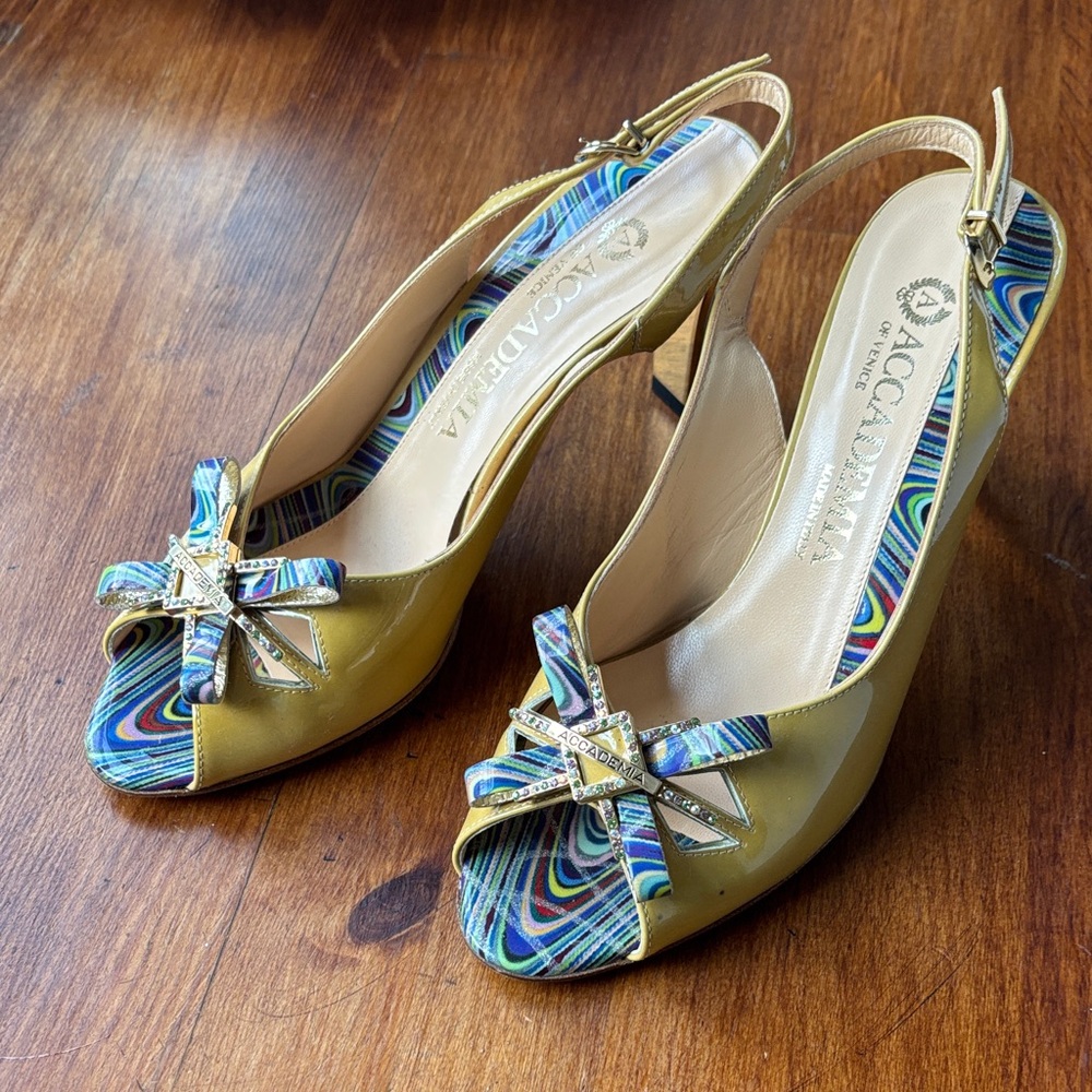 Statement Sling Back Heels - image 1